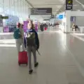 Isobel and Harry head off to departures, A Trip to Lloret de Mar, Catalonia, Spain - 27th October 2024