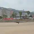 The wide expanse of the almost-empty beach, A Trip to Lloret de Mar, Catalonia, Spain - 27th October 2024