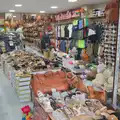 A leather good shop on the seafront, A Trip to Lloret de Mar, Catalonia, Spain - 27th October 2024