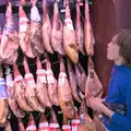 Harry looks at legs of Jamón Iberico, A Trip to Lloret de Mar, Catalonia, Spain - 27th October 2024