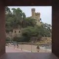 A framed view of the Castell de Lloret, A Trip to Lloret de Mar, Catalonia, Spain - 27th October 2024