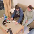 We play Yahtzee in our apartment room, A Trip to Lloret de Mar, Catalonia, Spain - 27th October 2024