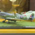 A nicely-detailed model of a Spitfire, A Return to Girona, Catalunya, Spain - 29th October 2024