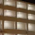 Rows of empty balconies, A Return to Girona, Catalunya, Spain - 29th October 2024