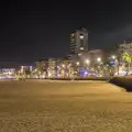 The empty beach in the evening, A Return to Girona, Catalunya, Spain - 29th October 2024