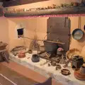 A traditional fireplace with bread oven, A Postcard From Tossa de Mar, Catalunya, Spain - 30th October 2024