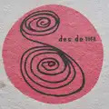 Funky graphics on a wall, A Postcard From Tossa de Mar, Catalunya, Spain - 30th October 2024