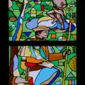 Modern stained glass, A Postcard From Tossa de Mar, Catalunya, Spain - 30th October 2024