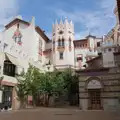 The rear of the Sant Romà, Halloween and Flamenco Guitar, Lloret de Mar, Catalunya, Spain - 31st October 2024