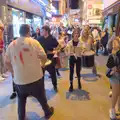 The parade continues around the streets, Halloween and Flamenco Guitar, Lloret de Mar, Catalunya, Spain - 31st October 2024