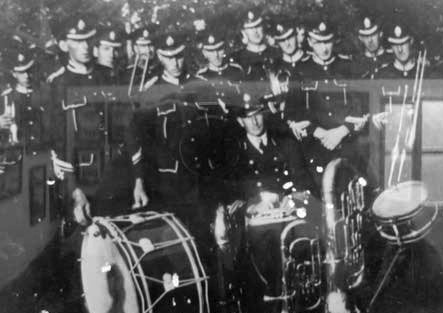 The Gislingham band at Martlesham in 1926