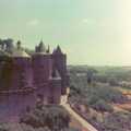 The towers of Carcassonne, and the Porte d'Aude, A Trip to Bram, Aude, France - 25th July 1980