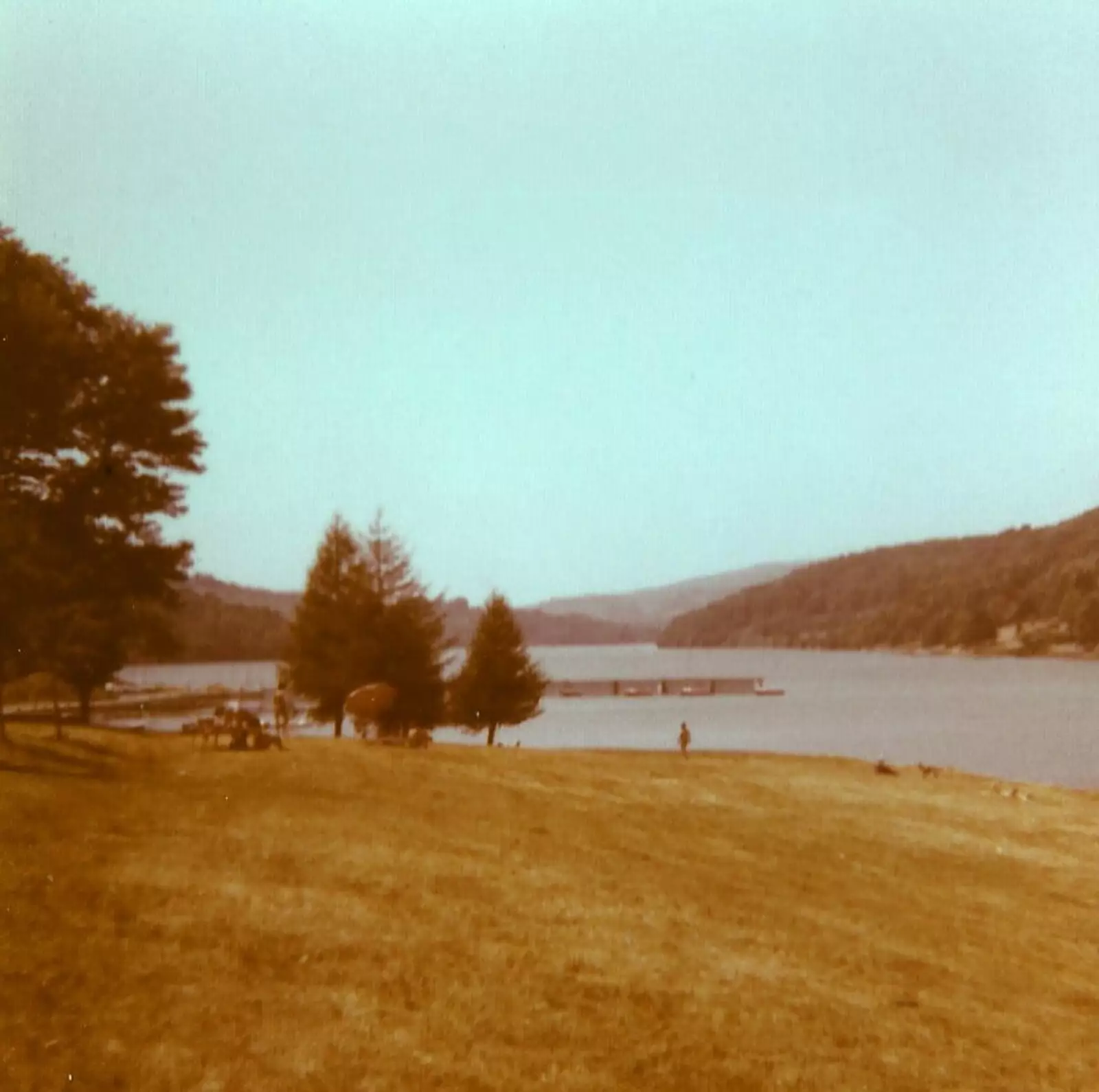 More of the Lac Saint-Ferrèol, from A Trip to Bram, Aude, France - 25th July 1980