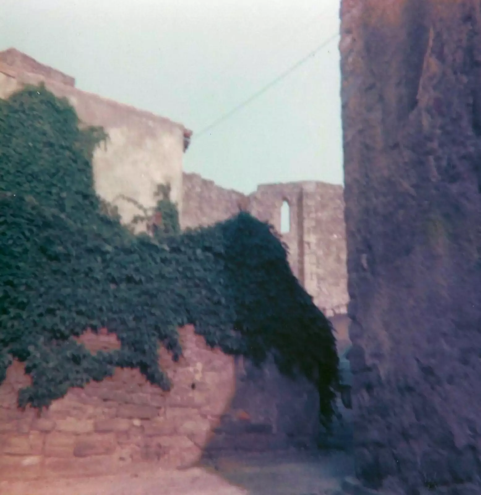 The ruined castle at Montréal, from A Trip to Bram, Aude, France - 25th July 1980