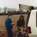 Hayley comes over for a coffee , Constructing a Vineyard, Harrow Road, Bransgore, Dorset - 1st September 1981