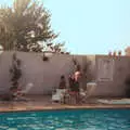 Dave by the side of La Marine II's pool, Camping with Sean, The Camargue, South of France, 15th July 1982