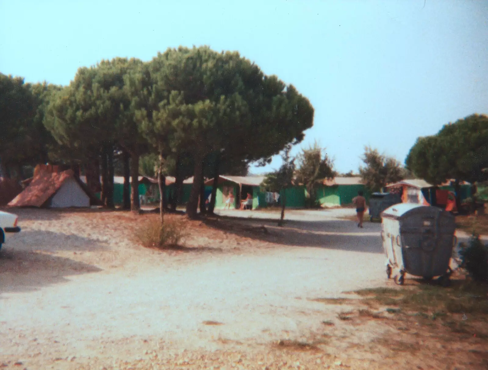 The Camargue camp site, from Camping with Sean, The Camargue, South of France, 15th July 1982