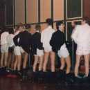 Some of the BABS (BA Business Studies) boys do an underwear check