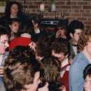 A crowd in the JSV. Rich Arnold, right, became SU president in 1987