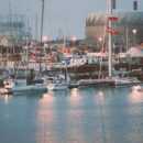The boats in prior to the start of the Whitbread Round-the-world race in 1986