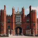 The grand entrance of Hampton Court