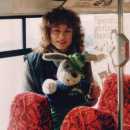 Gus on the bus. Gus (or Augustus J. Honeybun) was a bit of a student cult, and so was a popular guest at student functions