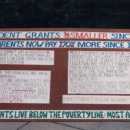 One of Nosher's early signwriting efforts - I did the header banners and the footer for this info placard in Plymouth