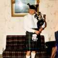 Hamish's dad plays the pipes