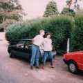 Richard and his girlfriend, plus his Renault 5