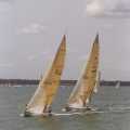 Two yachts on the Solent