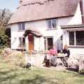 Mother and Mike's cottage, before renovation, on Burnt House Lane in Bransgore