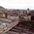 A view of Edinburgh's central station