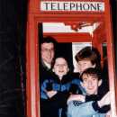 We often used to pile into phone boxes for photos
