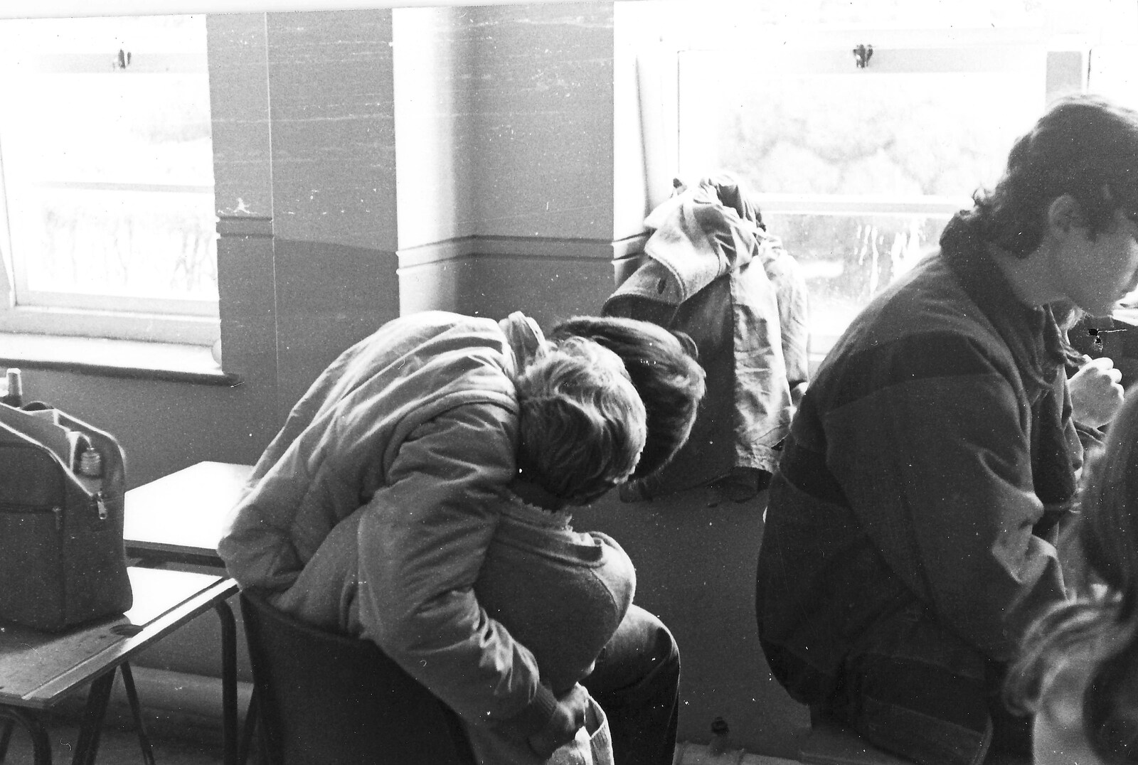 The Room Seven gang from Learning Black-and-White Photography, Brockenhurst College, Hampshire - 10th March 1985