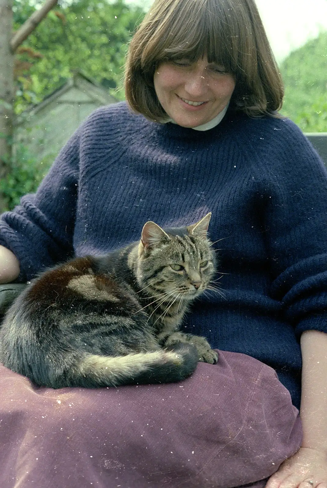 Caroline with Florence, from Nosher's 18th Birthday, Barton on Sea, Hampshire - 26th May 1985