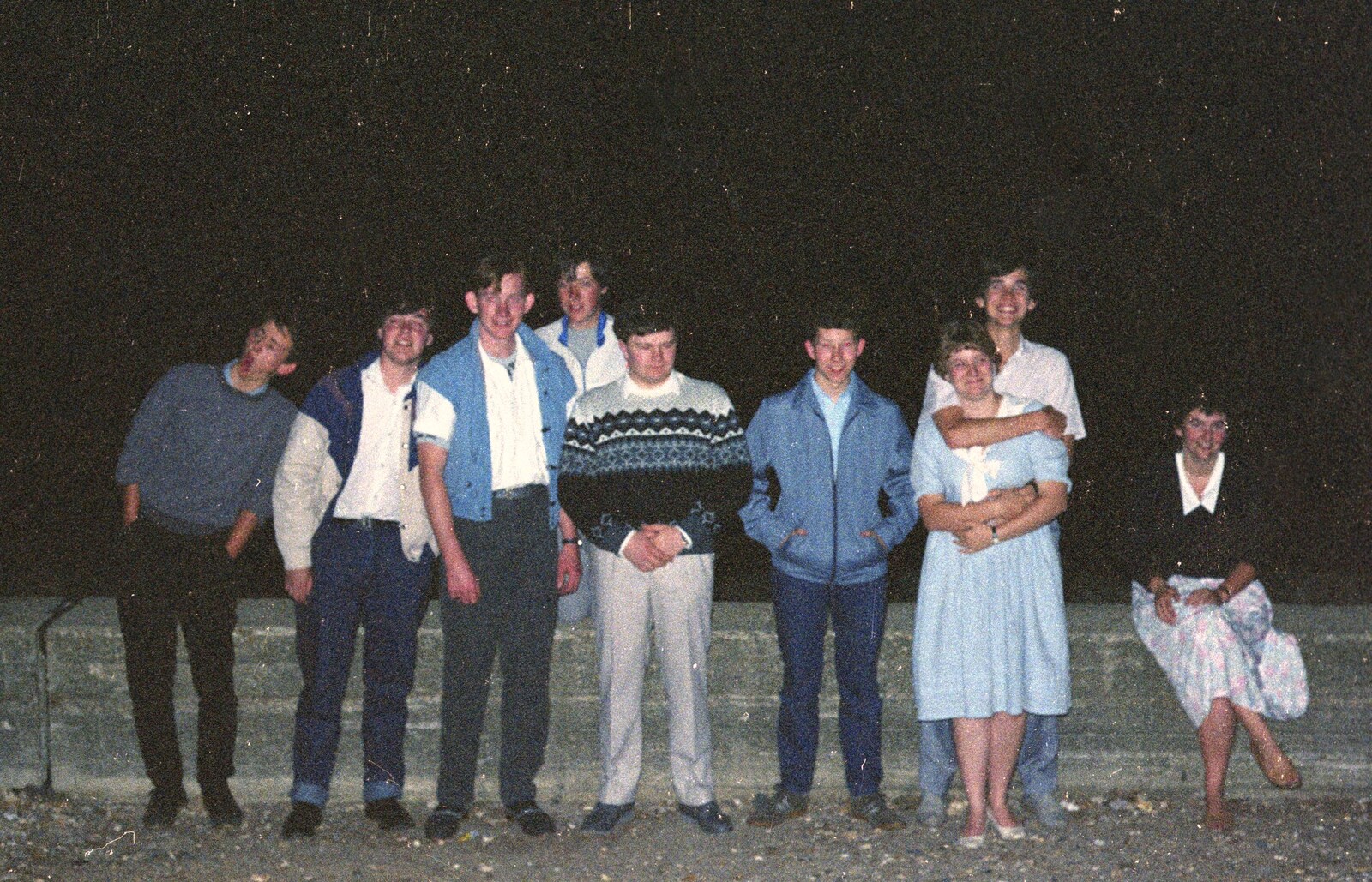 It's Kevin's birthday at Mudeford from Brockenhurst College Exams and Miscellany, Barton on Sea, Hampshire - 10th June 1985