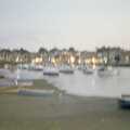 A blurry but tantalising photo of a harbour, Brockenhurst College Exams and Miscellany, Barton on Sea, Hampshire - 10th June 1985