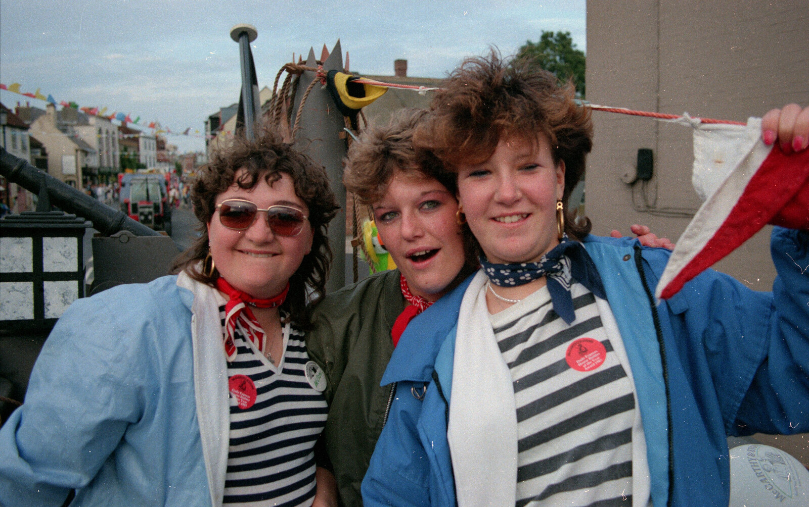 Some pirate girls from The Lymington Carnival, Hampshire - 17th June 1985