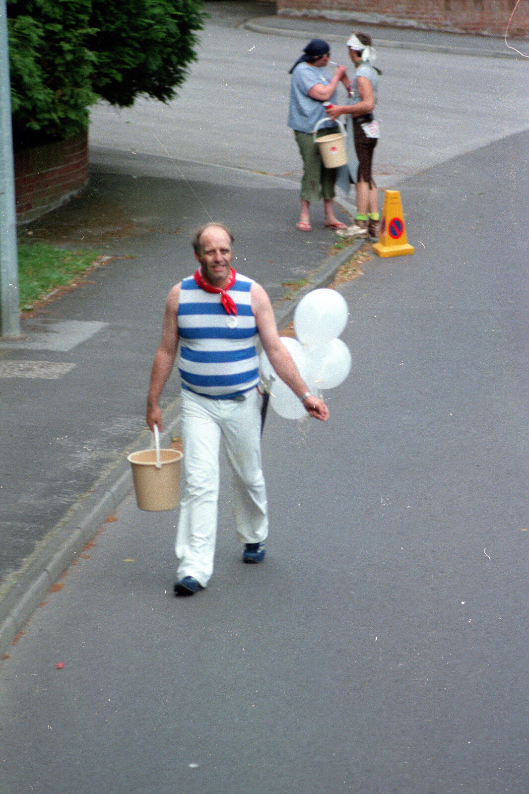 McStone pirate and balloons from The Lymington Carnival, Hampshire - 17th June 1985