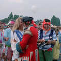 The McStone's captain kisses Miss Bournemouth 1985, The Lymington Carnival, Hampshire - 17th June 1985