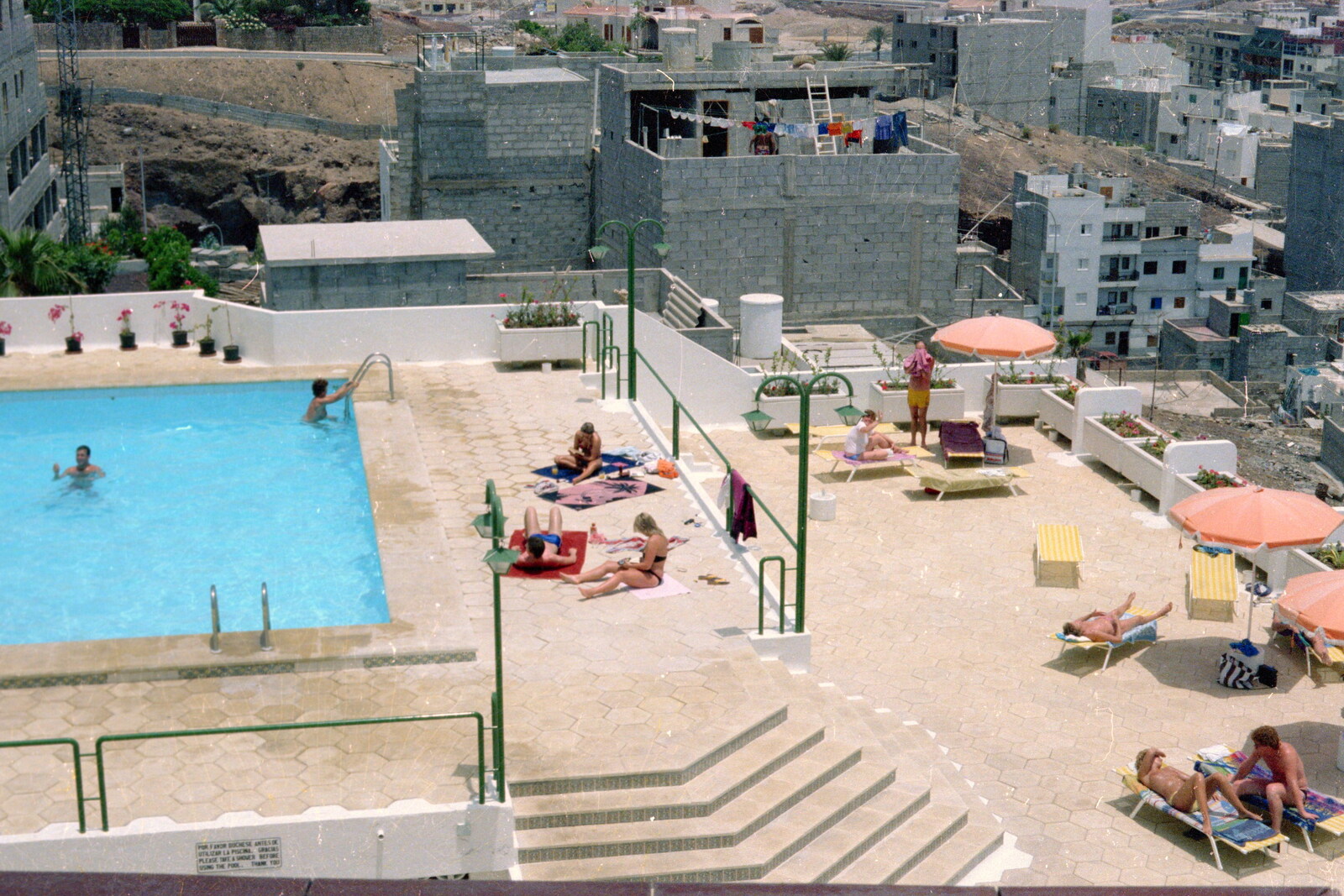 More building-site action from A Holiday in Los Christianos, Tenerife - 19th June 1985