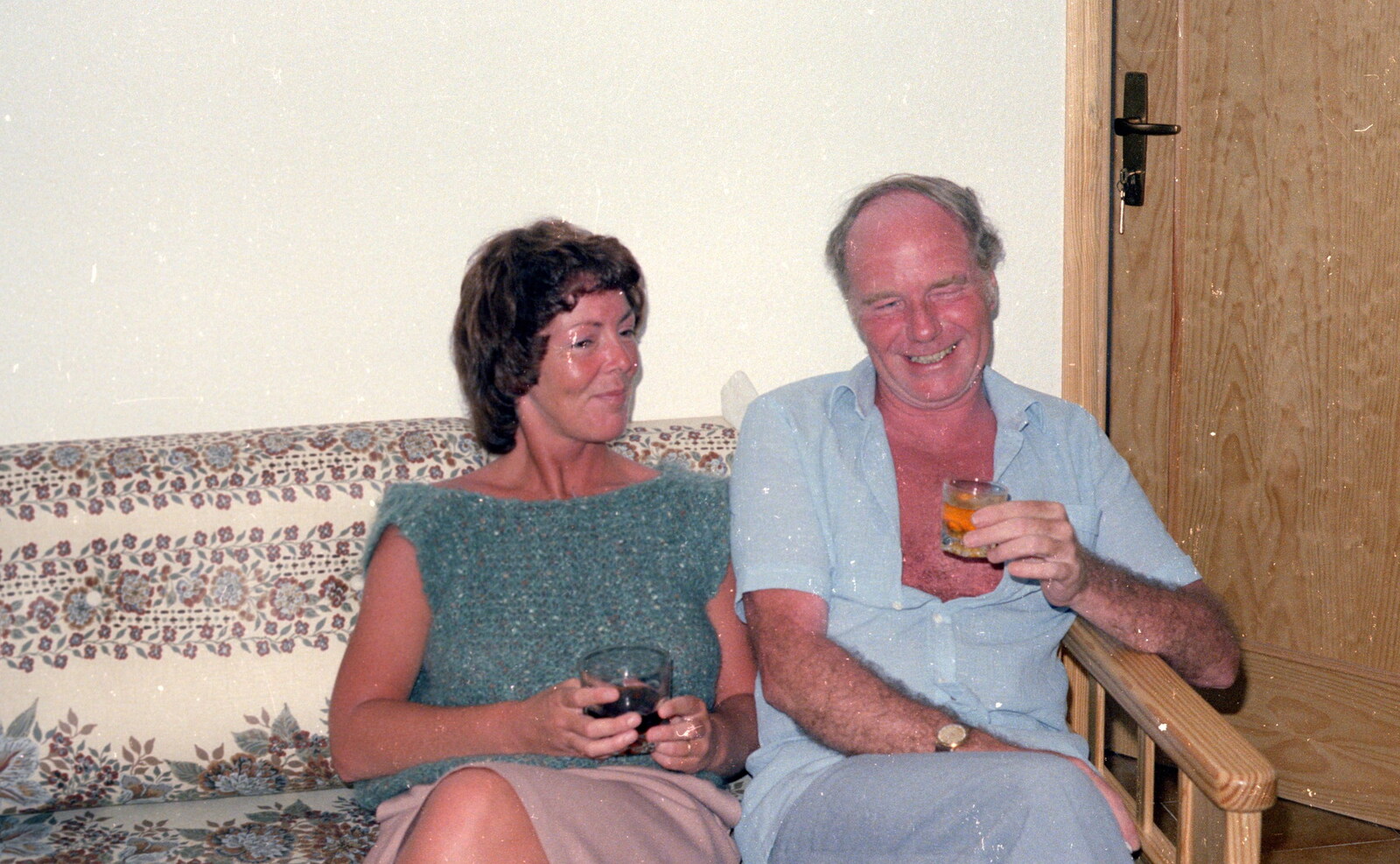 Maureen and The Old Chap from A Holiday in Los Christianos, Tenerife - 19th June 1985