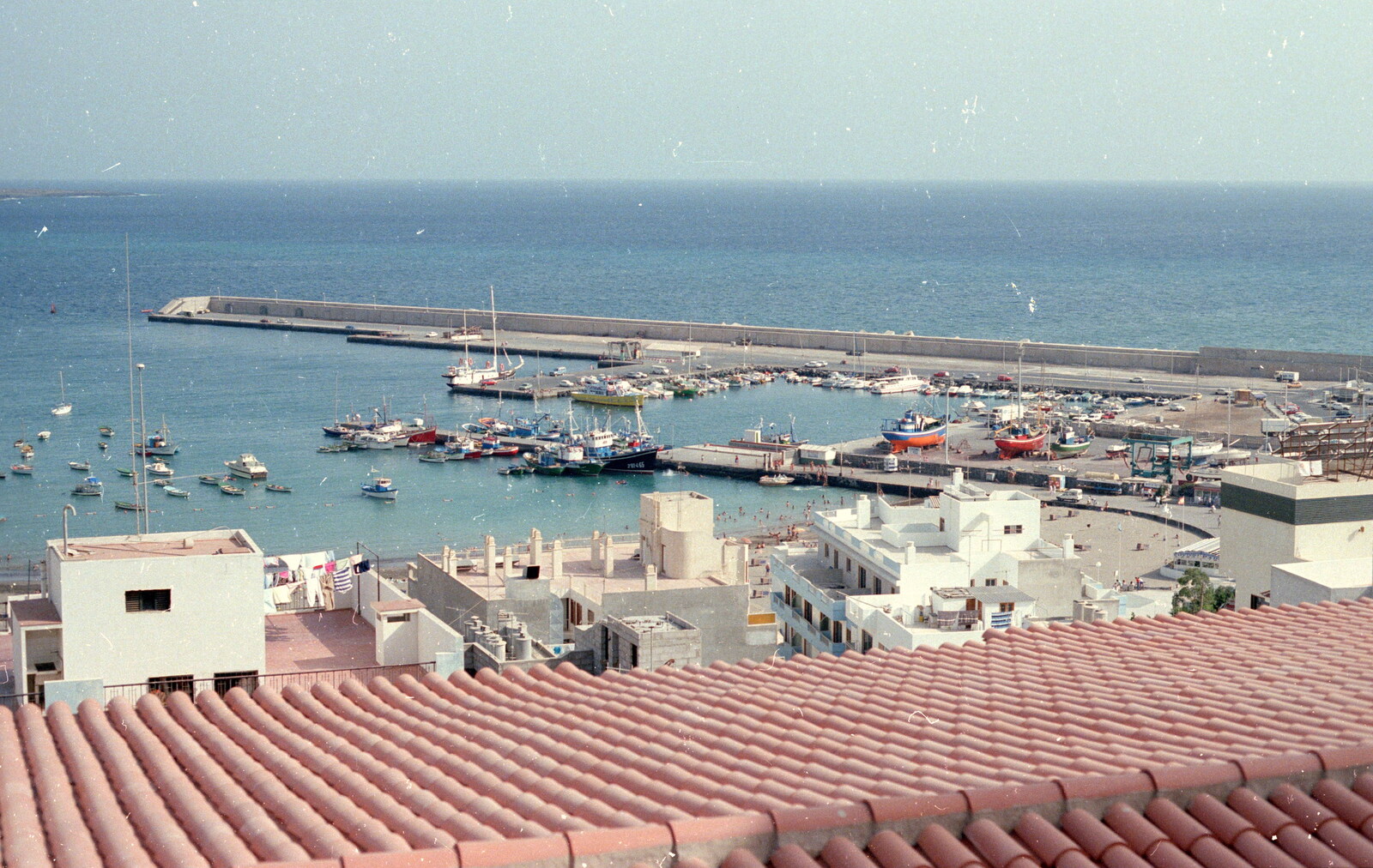 A view of the harbour from the apartment from A Holiday in Los Christianos, Tenerife - 19th June 1985