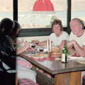 Lunch somewhere, A Holiday in Los Christianos, Tenerife - 19th June 1985