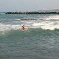 Maureen nearly gets swept away, A Holiday in Los Christianos, Tenerife - 19th June 1985