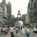 East Gate, in The middle of Chester, Nosher Goes Windsurfing, Macclesfield, Cheshire - 20th June 1985
