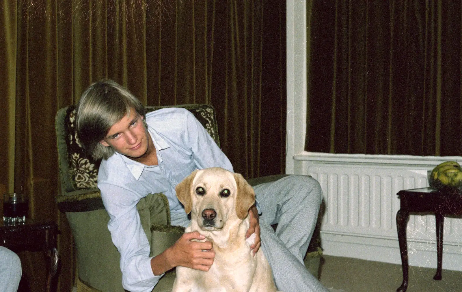 Nosher and Brandy, from Nosher Goes Windsurfing, Macclesfield, Cheshire - 12th July 1985