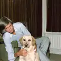 Nosher and Brandy, Nosher Goes Windsurfing, Macclesfield, Cheshire - 12th July 1985