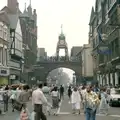 East Gate, in The middle of Chester, Nosher Goes Windsurfing, Macclesfield, Cheshire - 12th July 1985