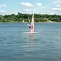Nosher's away on the windsurfer, Nosher Goes Windsurfing, Macclesfield, Cheshire - 12th July 1985